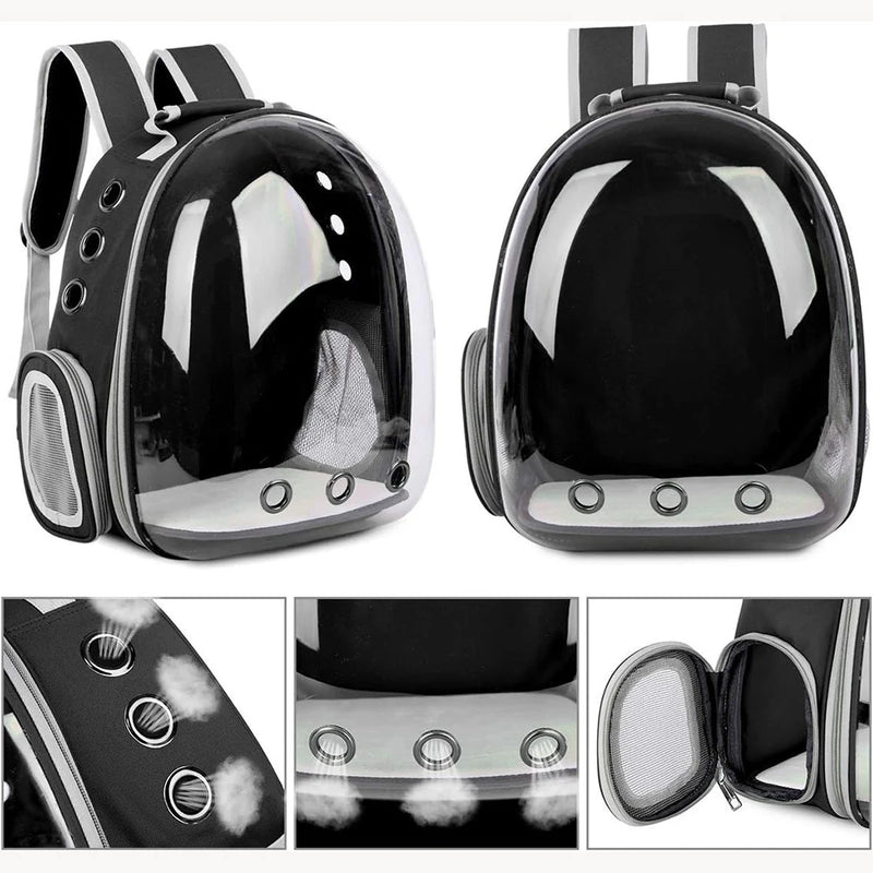 Pet Carrier Backpack Transparent Capsule Shape