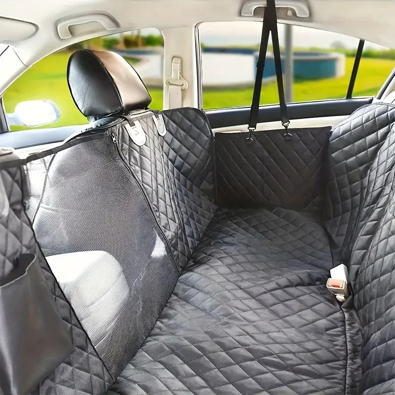100% Waterproof Dog Car Seat Covers with Mesh Window