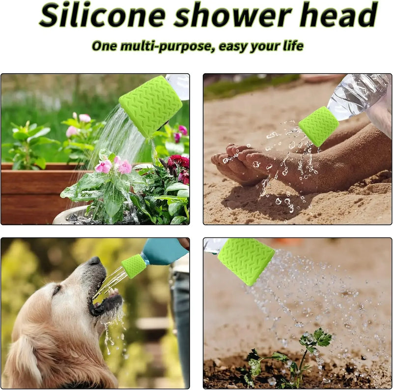 Silicone Portable Pet Shower Head Outdoor