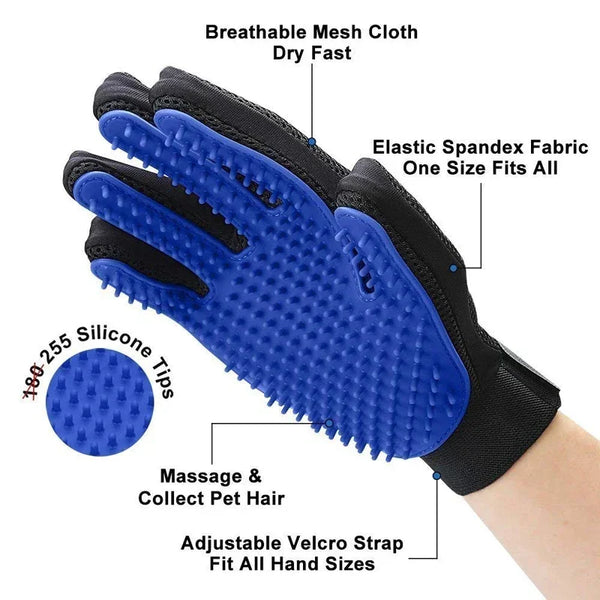 Comb Gloves to Bathe Pet Cleaning Hair Removal