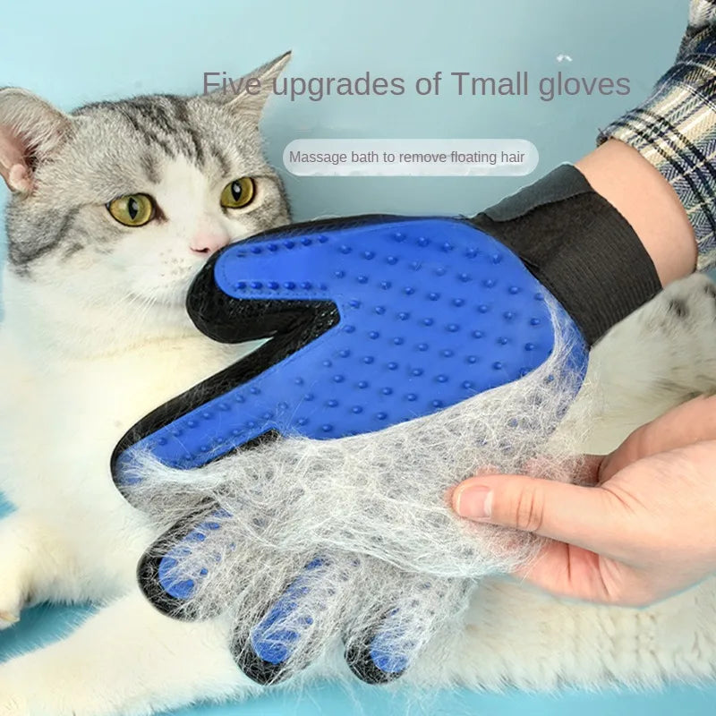 Comb Gloves to Bathe Pet Cleaning Hair Removal