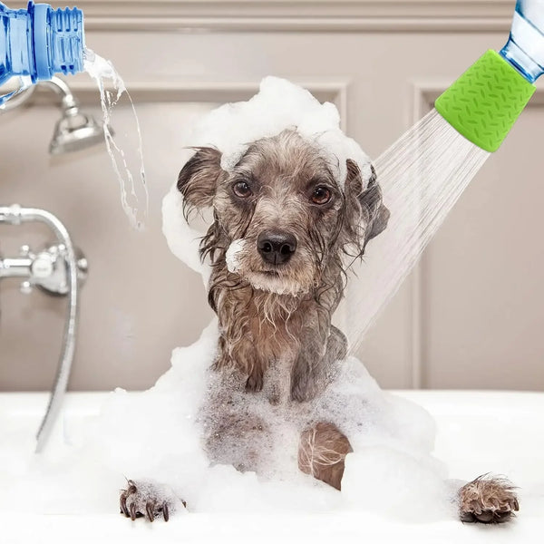 Silicone Portable Pet Shower Head Outdoor